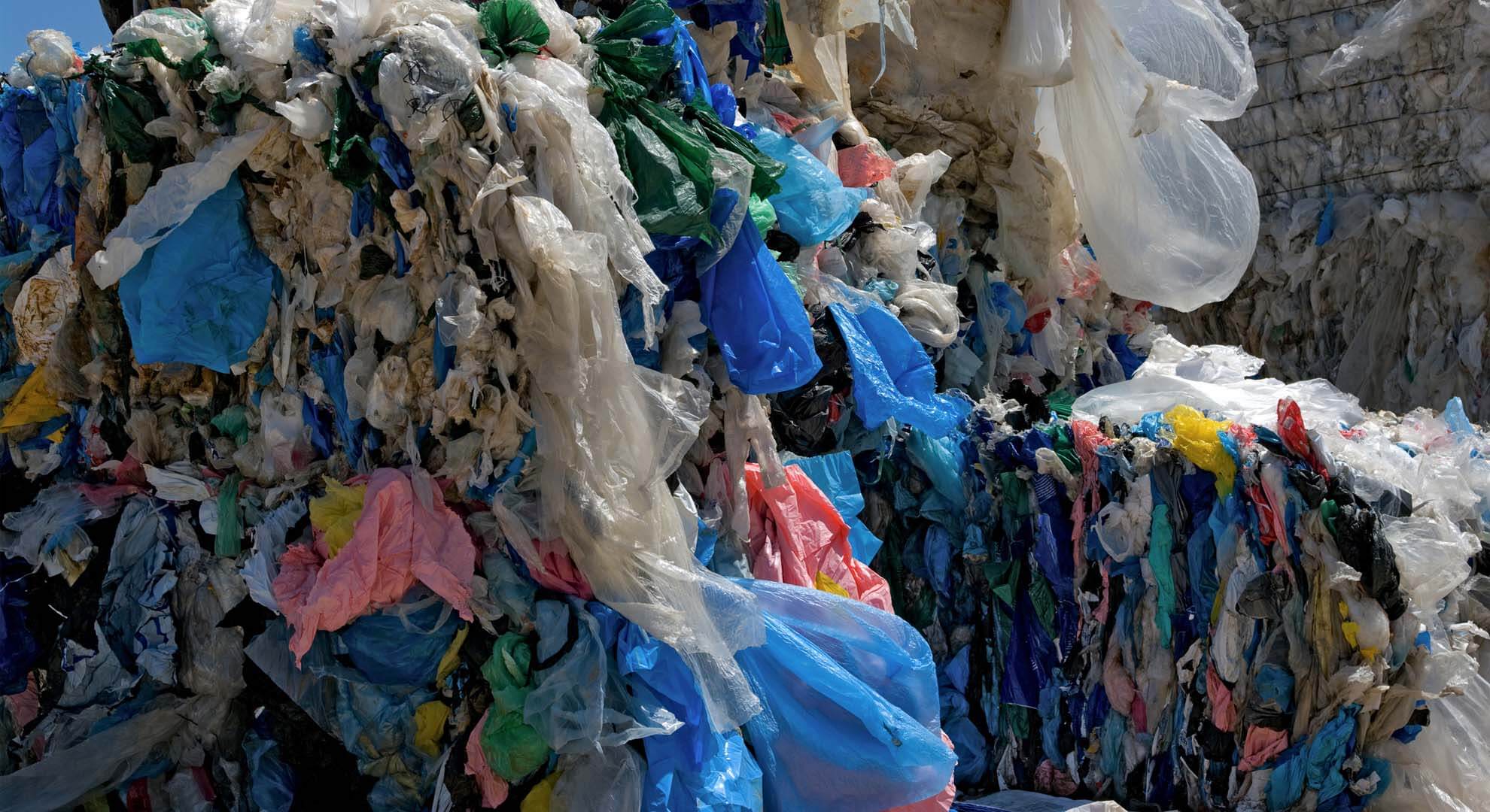 Every year 5 trillion single-use plastic bags are thrown away