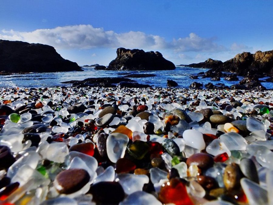 Glass Beach, California, USA