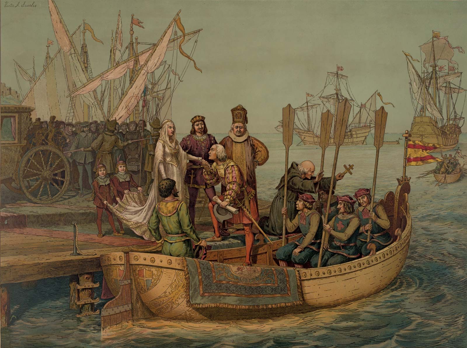 Christopher Columbus Moved from Italy to Portugal in 1477