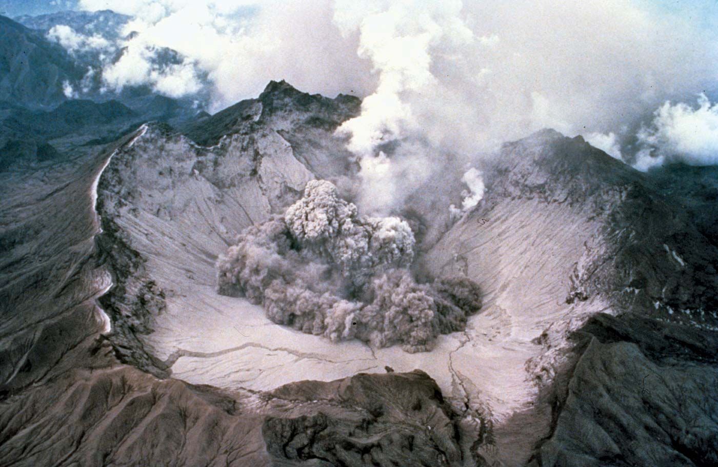 Mount Pinatubo, the Philippines