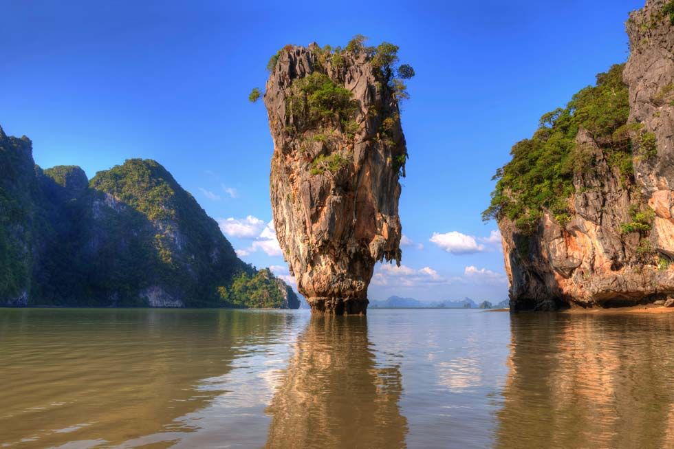 The Ko Tapu Island in Thailand