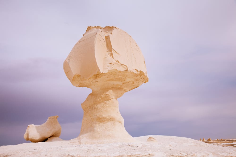 The Mushroom Rocks in Egypt