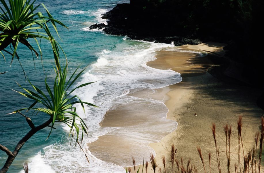 Hanakapiai Beach in Hawaii