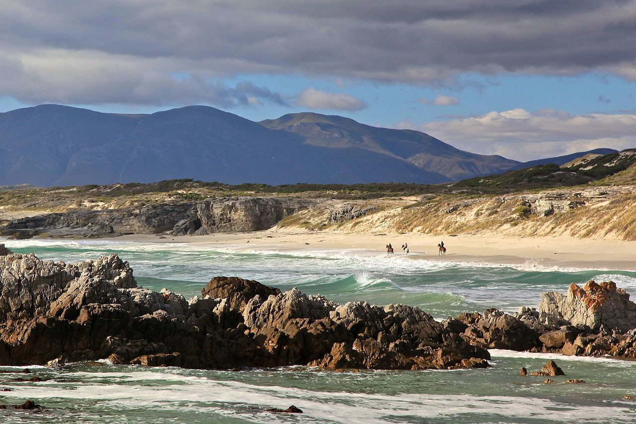 Gansbaai Beach in South Africa