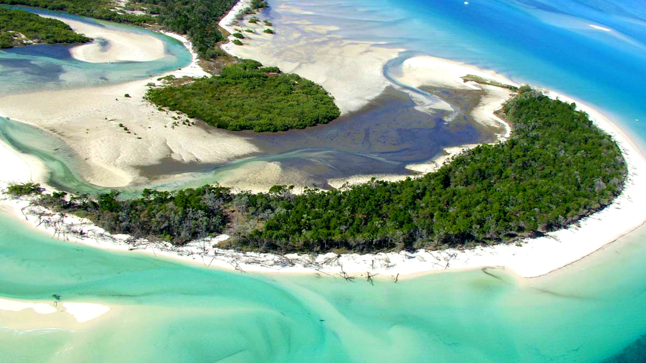 Fraisier Island beaches in Australia
