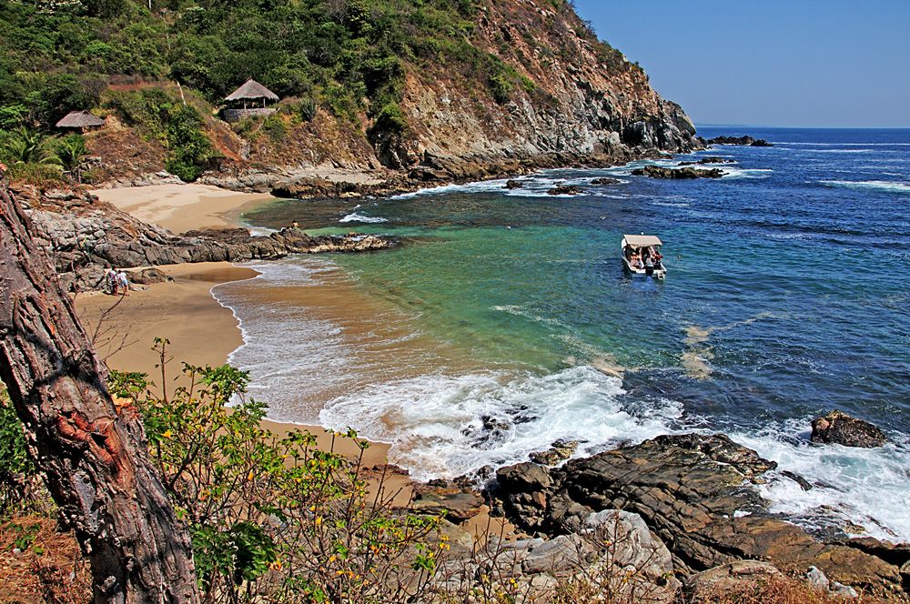 Playa Zipolite In Mexico