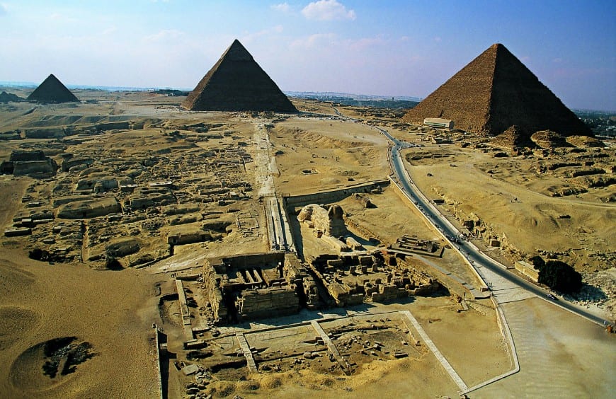 The First and Tallest Giza Pyramid was built by Pharaoh Khufu