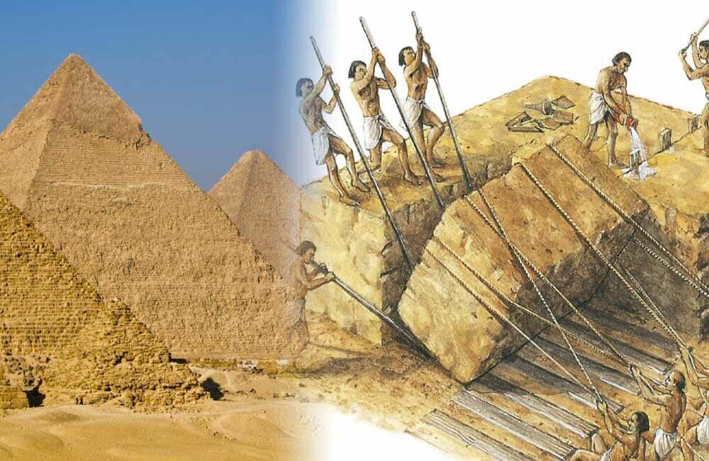 It is believed Huge Stone Blocks Were Ferried to Construct the Pyramids