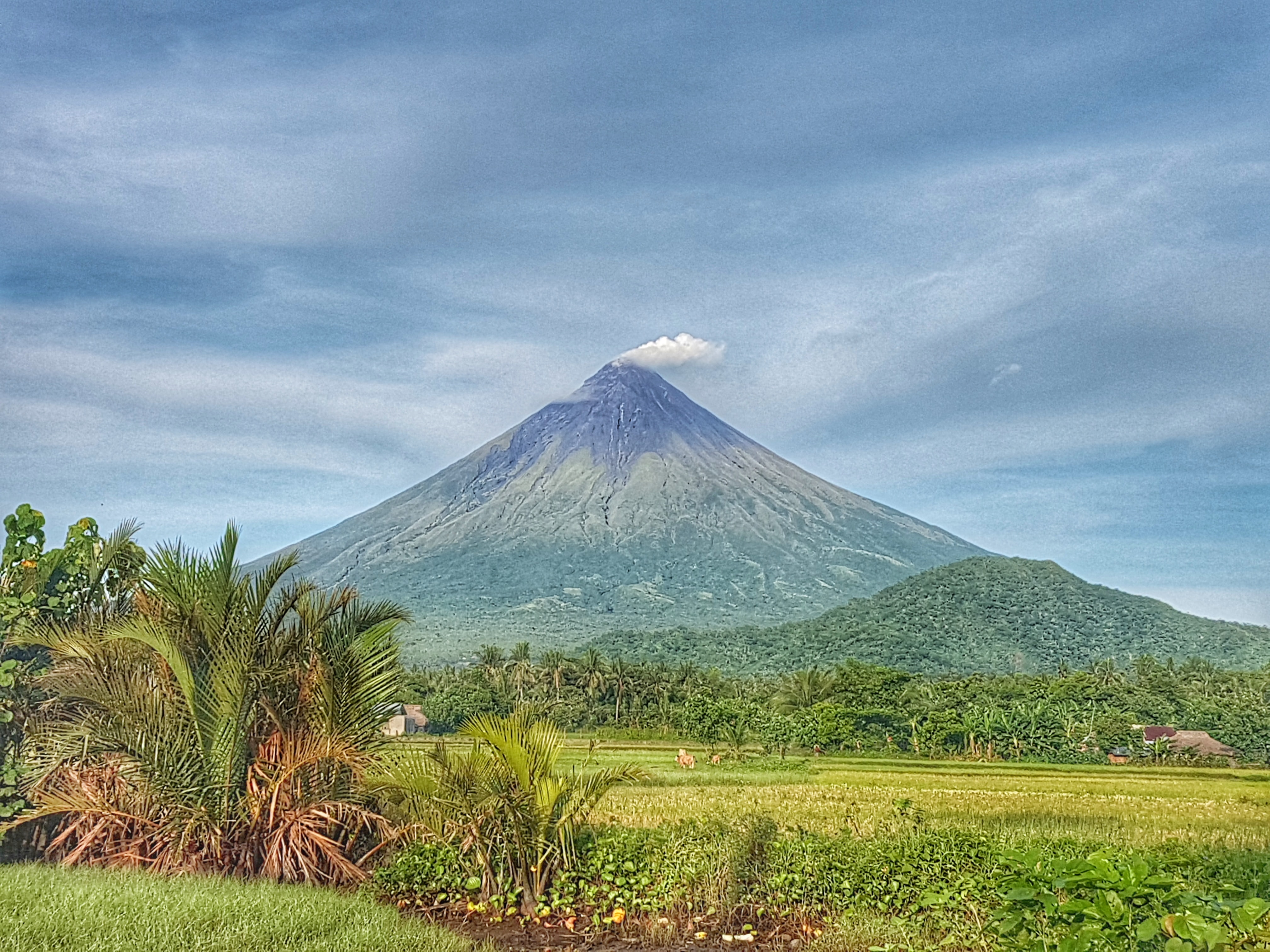 Mayon Volcano in the Philippines