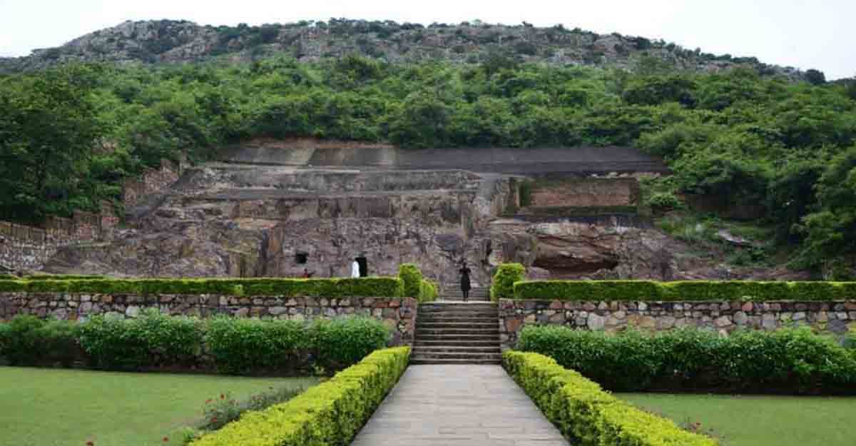 Son Bhandar Caves, Rajgir, Bihar