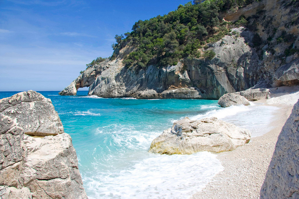 Most beautiful Beaches in Sardinia Map