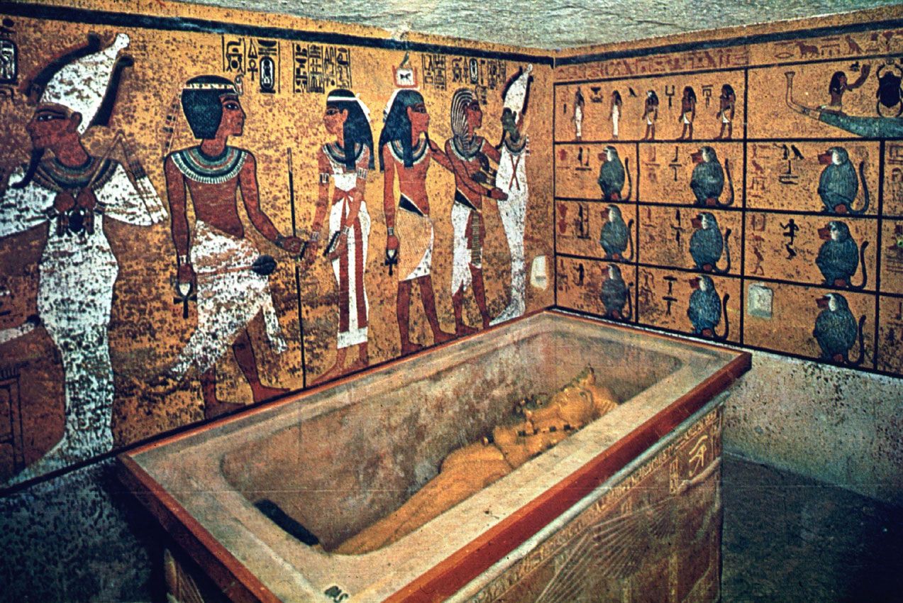 The Pharaoh was buried in a second-hand coffin