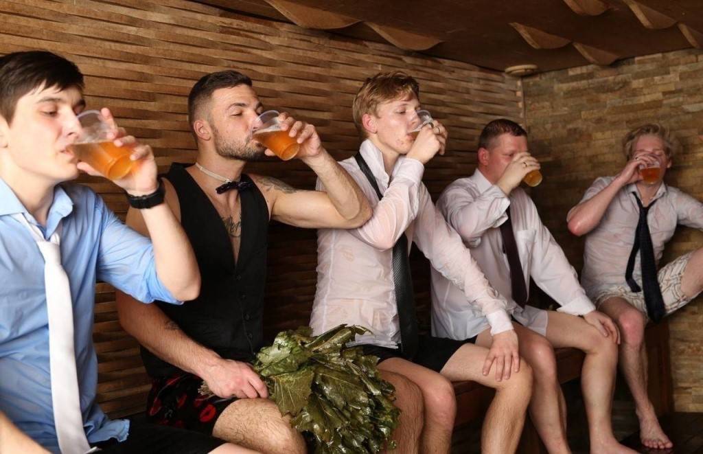 Business Meetings In A Sauna, Finland