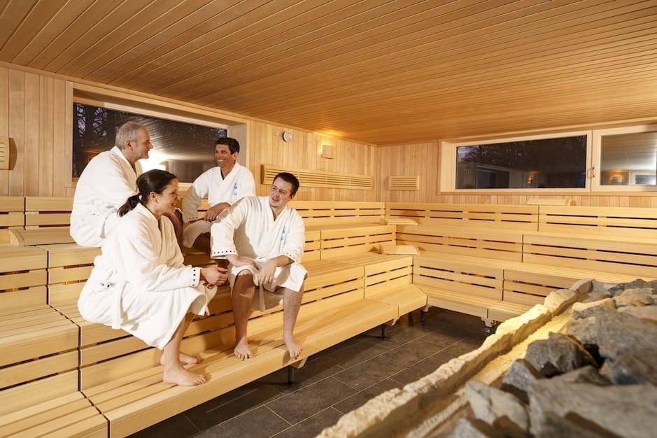 Business Meetings In A Sauna, Finland