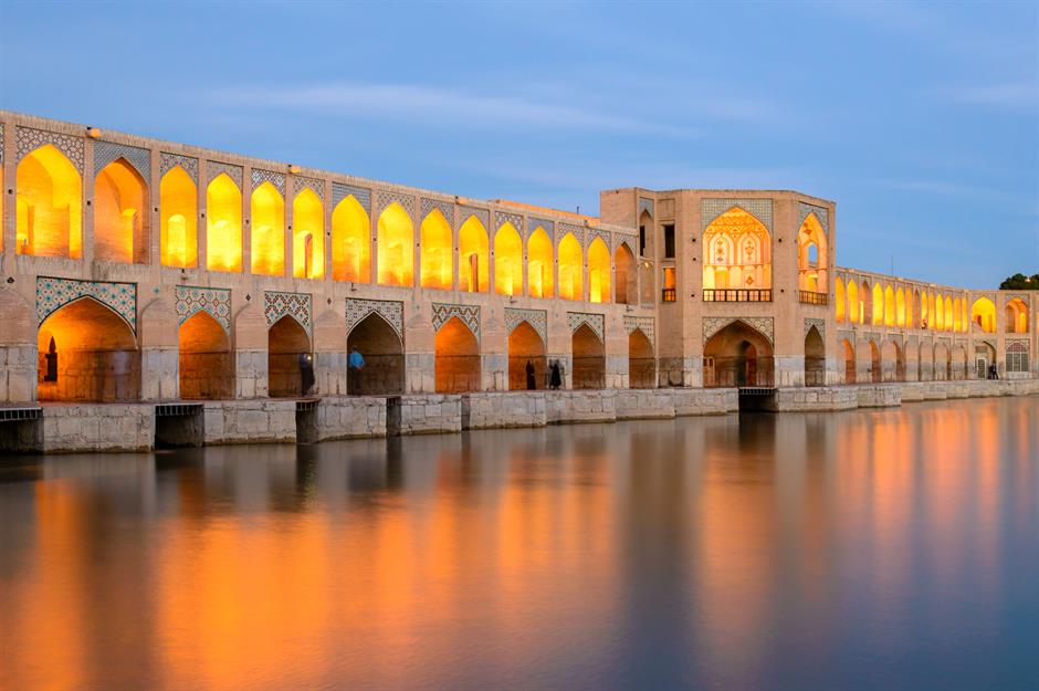 Khaju Bridge,Isfahan, Iran