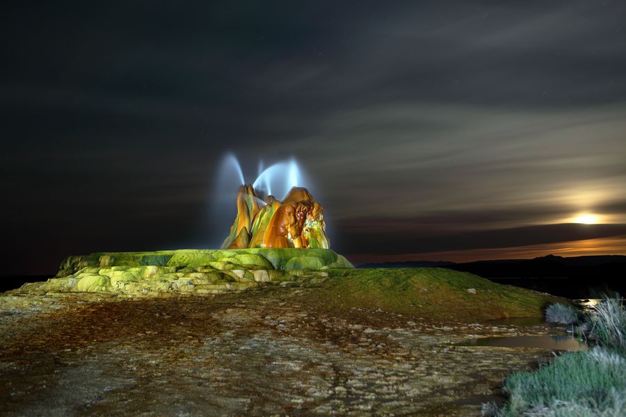  The Fly Geyser, Nevada